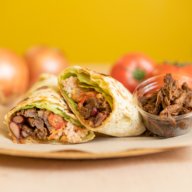 バルバコアビーフブリトー